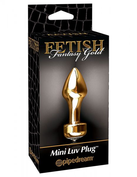  2014!   Fetish Fantasy Gold Mini Luv Plug, 6  3 