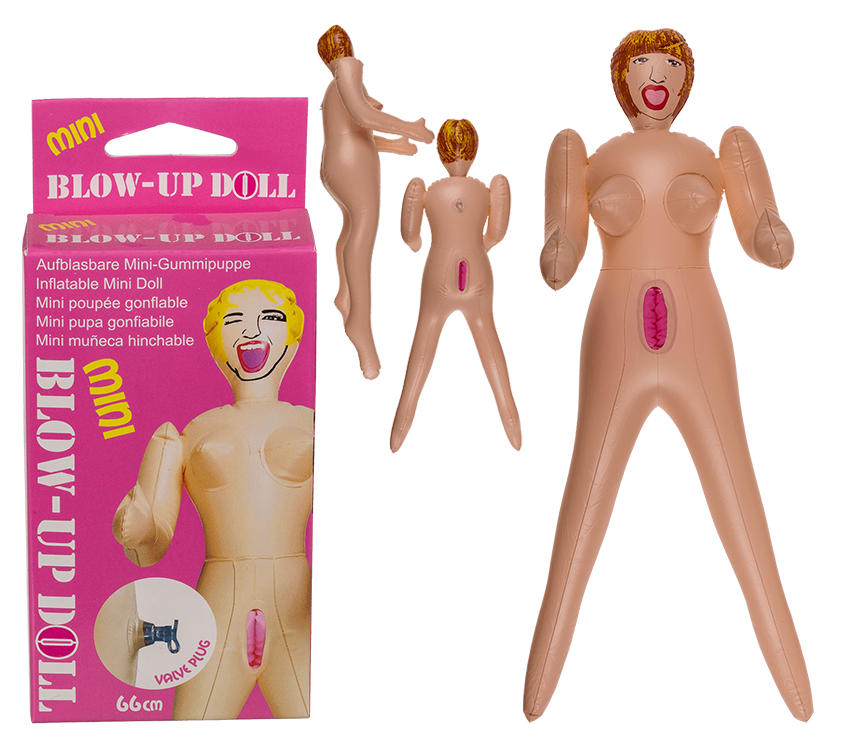  - Mini Blow-Up Doll Red Hair, 66 