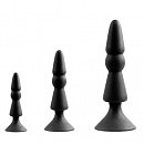    Menzstuff 3-Piece Anal Cone Set Black