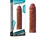     Pleasure X-Tender Penis Sleeve Brown Add 2, 17  3,9 