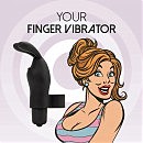    FeelzToys Magic Finger Vibrator Black, 10  3 