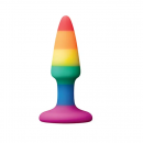 Dream toys Colourful loveRainbow anal plug mini, 9  2,5 