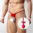   XS-2XL     Art of Sex — Joni plug panties Red