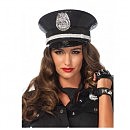   Leg Avenue Sequin Cop Hat, O/S