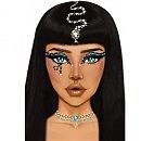    Leg Avenue  Cleopatra face jewels sticker, O/S