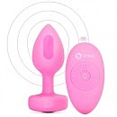       B-Vibe Vibrating Heart Plug S/M Pink