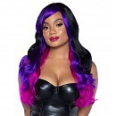  Leg Avenue Allure Multi Color Wig Black/Purple