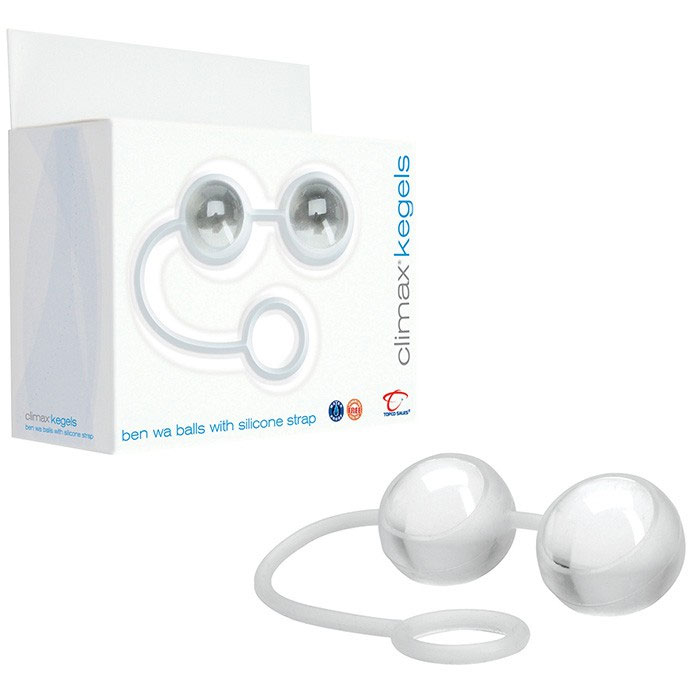   Climax «Kegels Ben Wa Balls with Silicone Strap», 2.54 