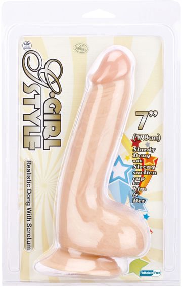  G-Girl Style 7inch Dong With Suction Cap 144,5