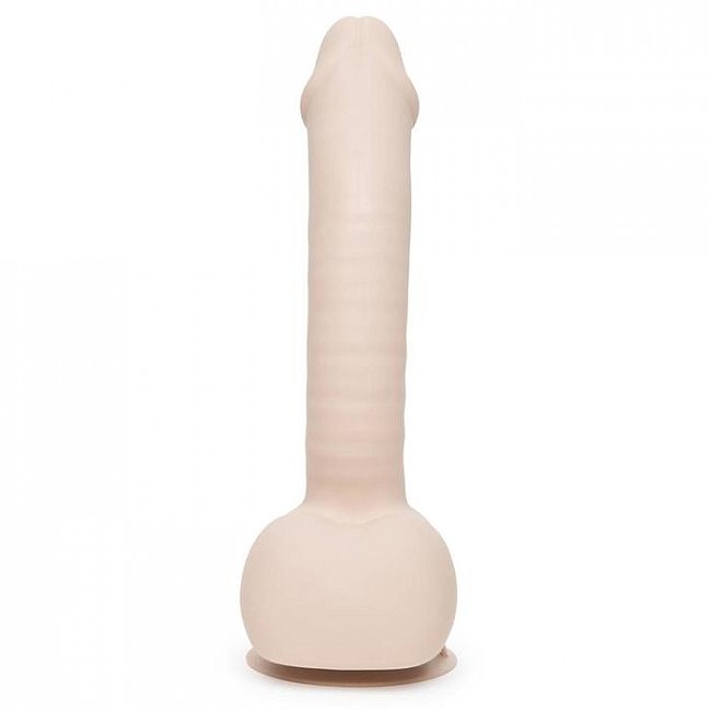 Remote Control Rising 8 Inch Vibrating Realistic Dildo Pink Flesh — Uprize