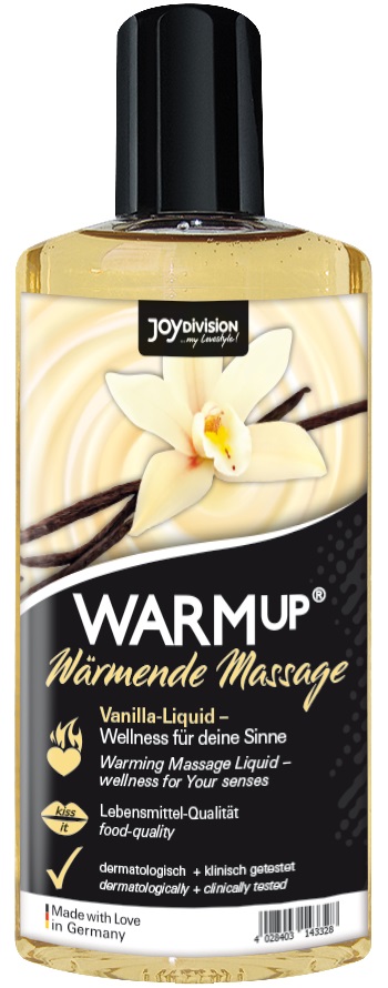 WARMup Vanilla, 150 ml bottle