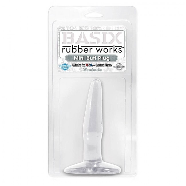   — Basix Rubber Works, Mini Butt Plug, 