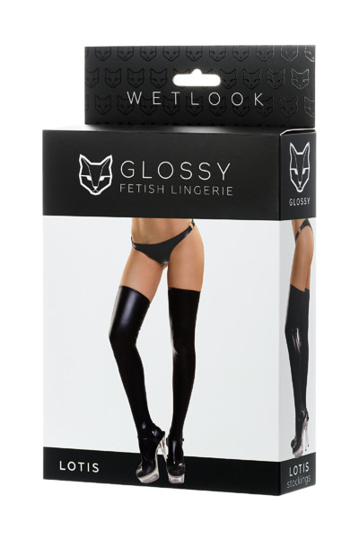 Glossy Shiny Wetlook stockings