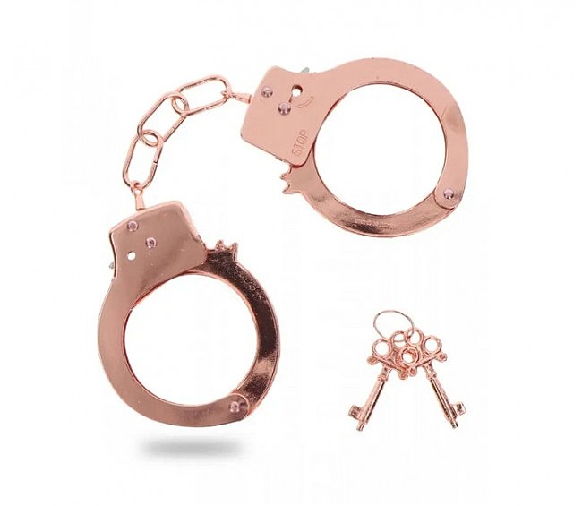   Metal Handcuffs Rose Gold