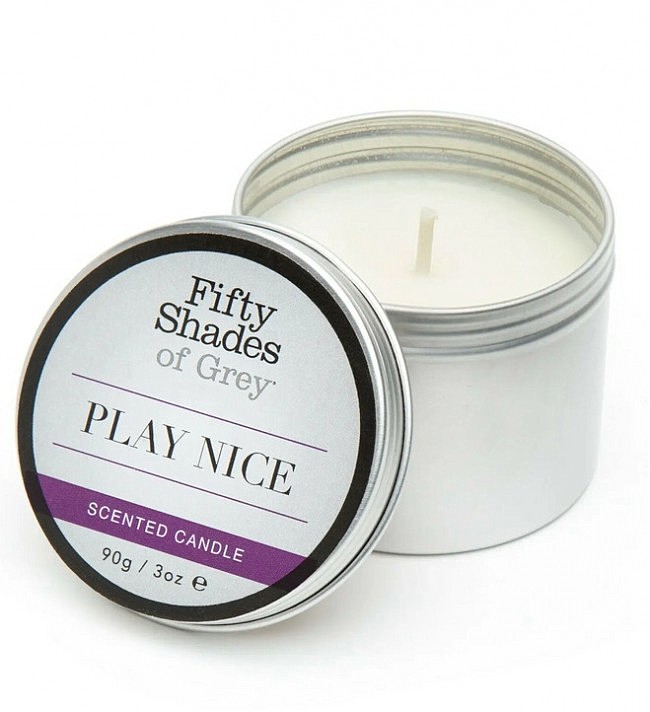   Fifty Shades of Gray Play Nice Vanilla Candle   , 90 