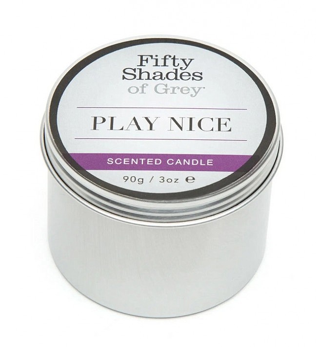   Fifty Shades of Gray Play Nice Vanilla Candle   , 90 