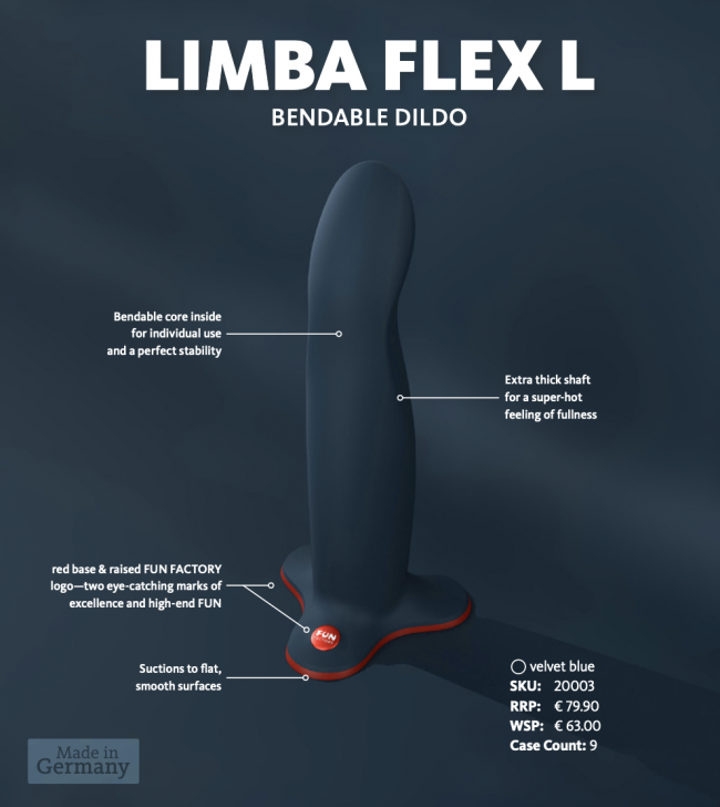  c    FUN FACTORY Limba flex L Blue