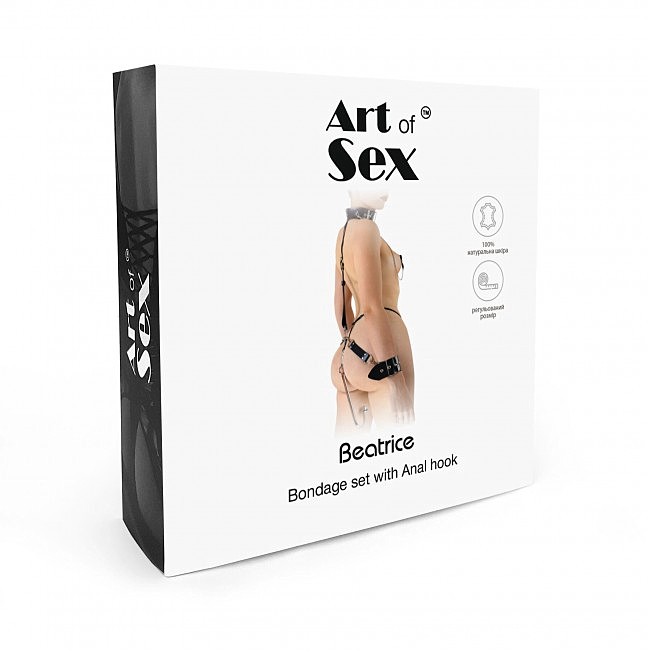       3 Art of Sex Beatrice Bondage set with anal hook 3