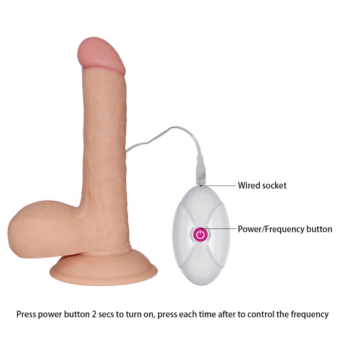   LoveToy The Ultra Soft Dude Vibrating 184,5 