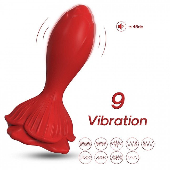  - Boss Rosenberg Red, 9 Vibration Functions, 9,8  3 